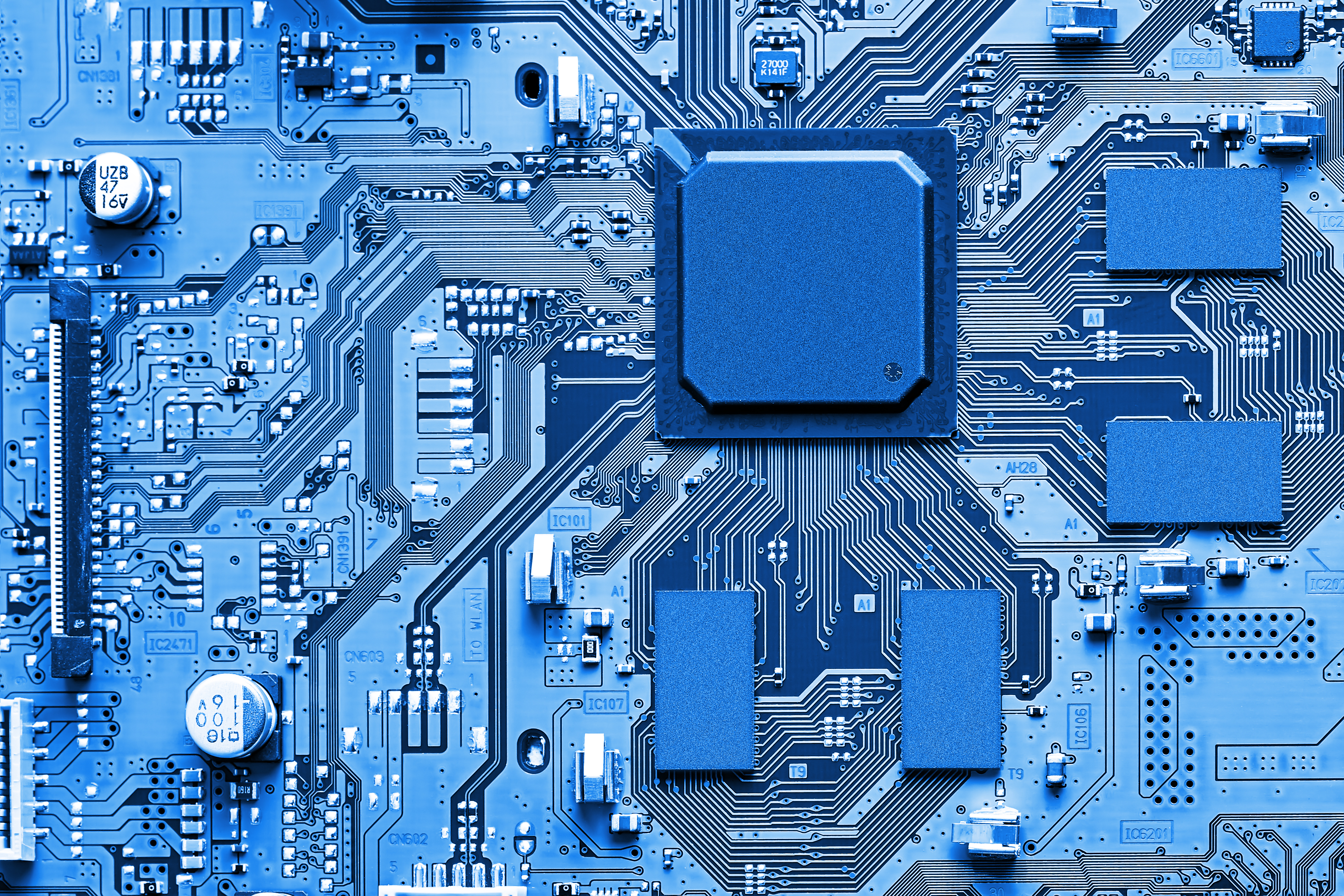 silver in technology - silver is used on circuitboards and motherboards